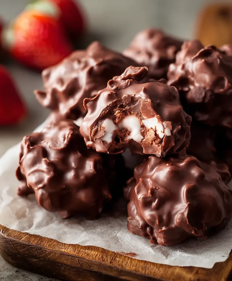 Easy Frozen Chocolate Yogurt Clusters Recipe
