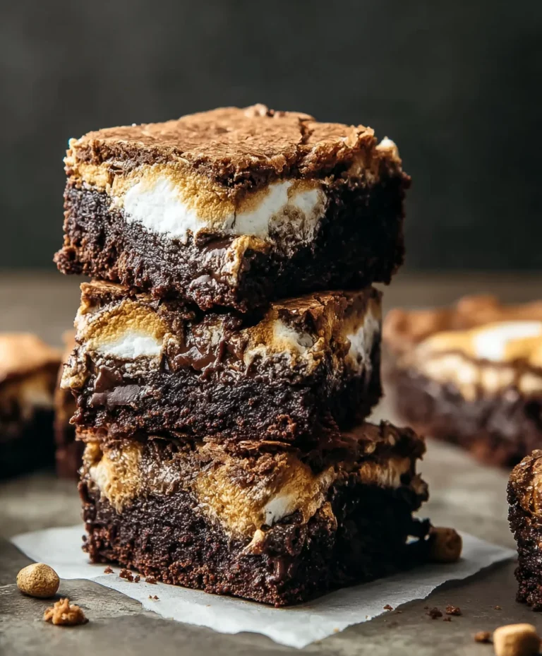 Smores Brownies- Decadent Chocolate Marshmallow Treat