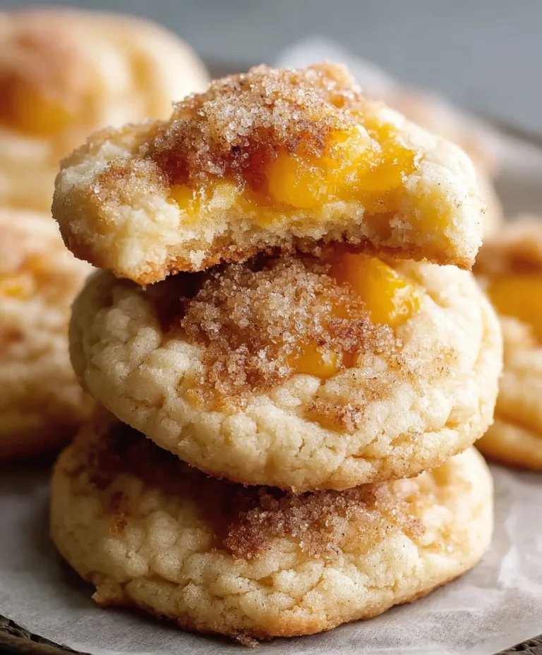 Easy Peach Cobbler Cookies Delightful Dessert Recipe