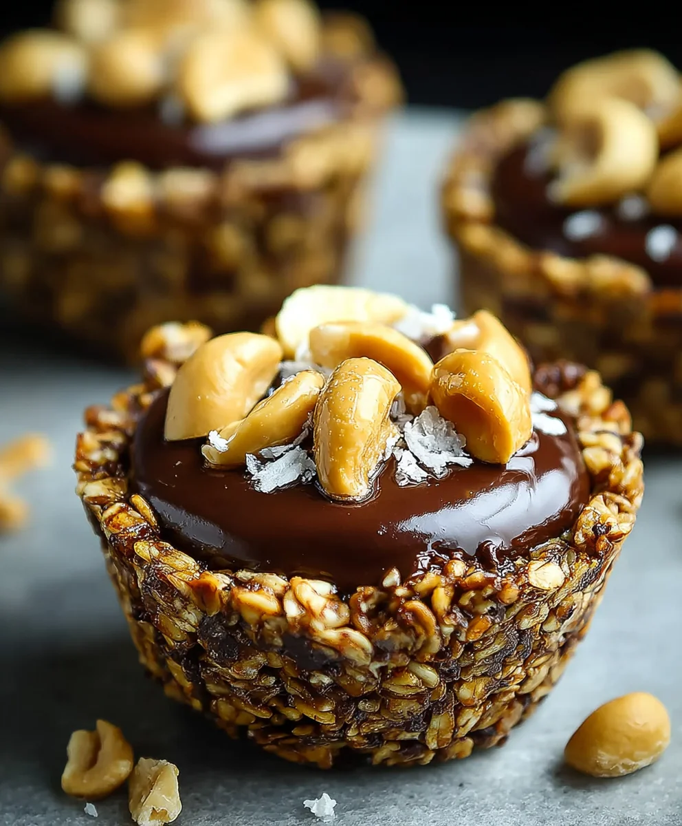 Chocolate Peanut Butter Granola Cups-Easy Recipe