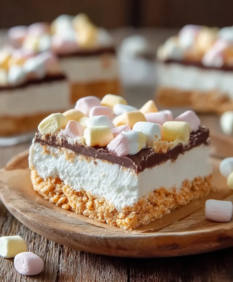 Easy No-Bake Marshmallow Slice Recipe-Quick Dessert