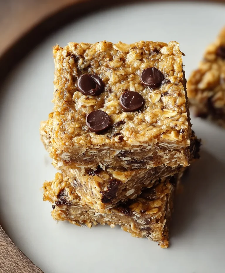 Easy Banana Oat Bars – Healthy Snack Recipe