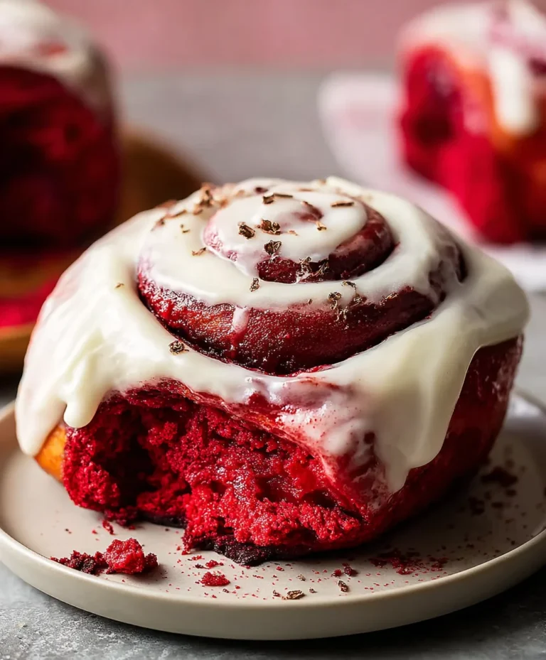 Red Velvet Cinnamon Rolls From Scratch-Easy Recipe