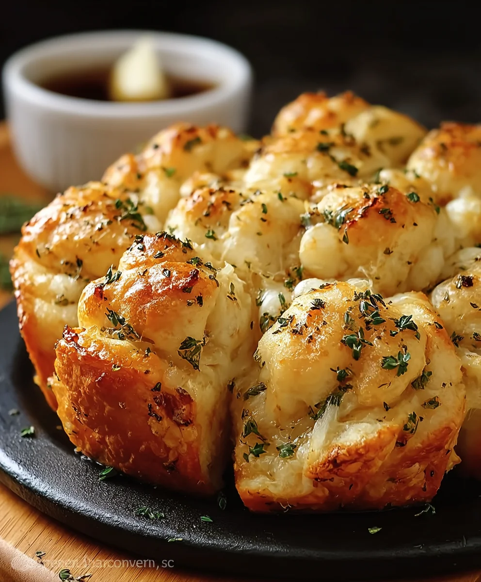 Garlic Monkey Bread-Savory Pull-Apart Appetizer