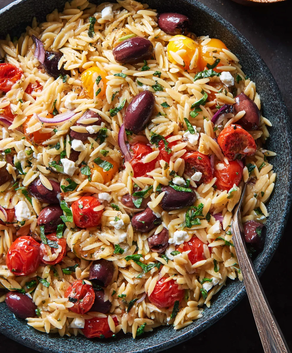 Flavorful Greek Orzo Pasta- Easy & Delicious Recipe