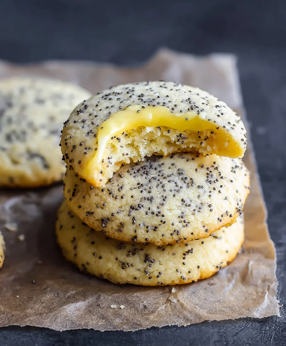 Lemon Poppy Seed Cookies - Easy Crum extractble Recipe