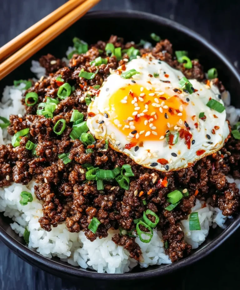 Easy Korean Ground Beef Rice Bowls – Flavorful Meal