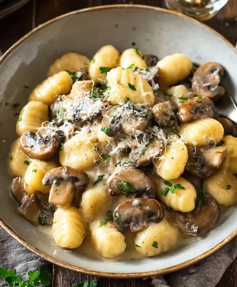 Creamy Mushroom Gnocchi – Easy Vegetarian Comfort Food