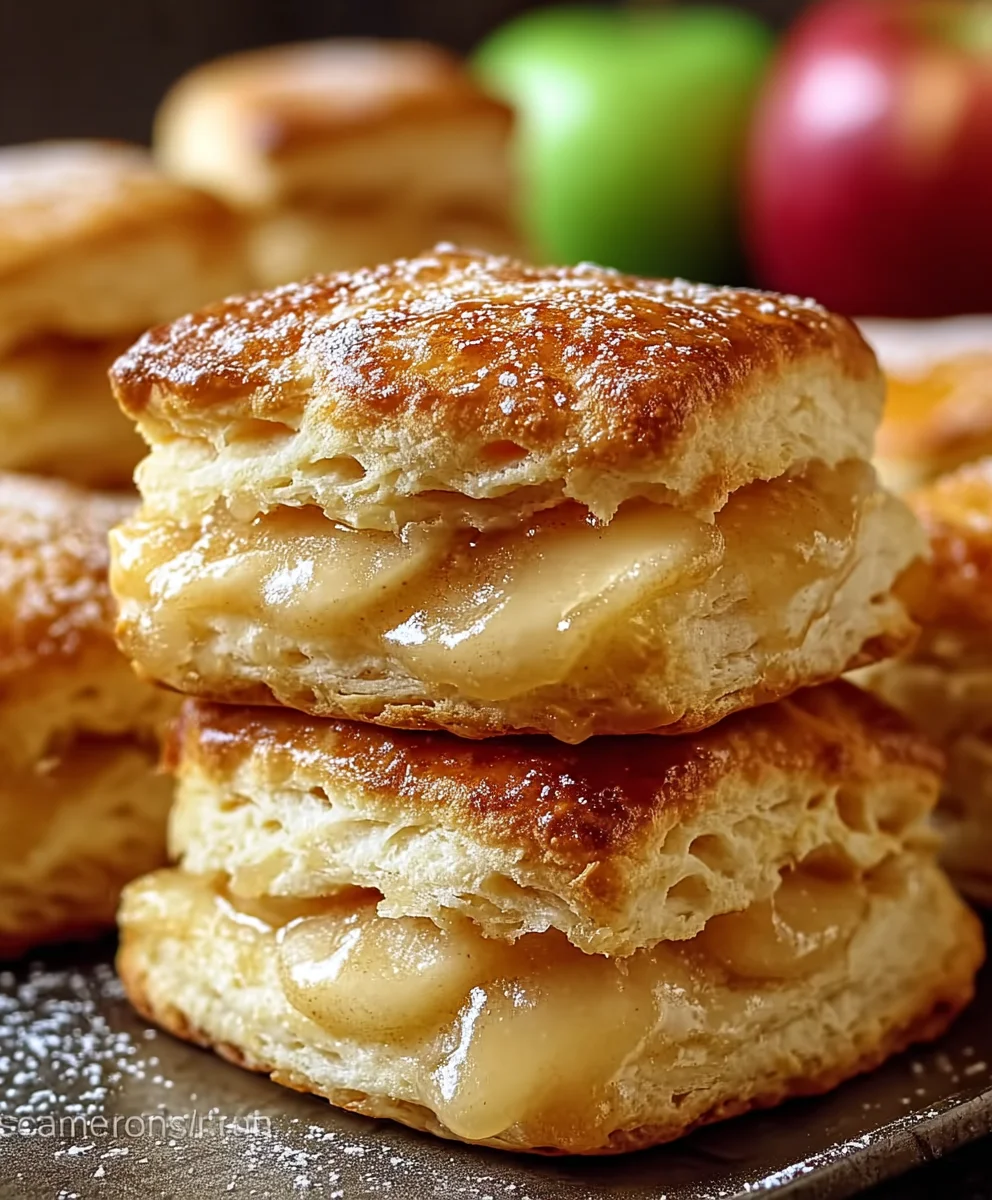 Apple Pie Biscuits - Easy Dessert Recipe