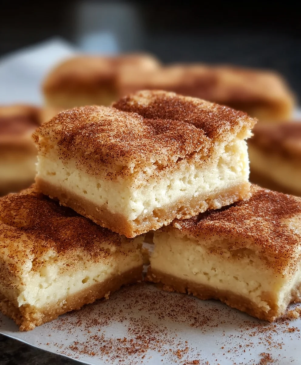 Easy Snickerdoodle Cookie Bars Recipe