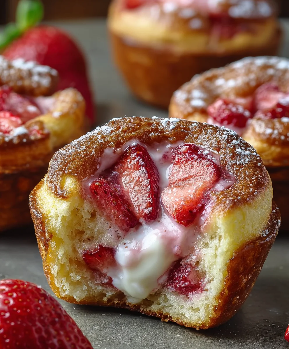 Strawberry French Toast Muffins-Easy Breakfast Treat