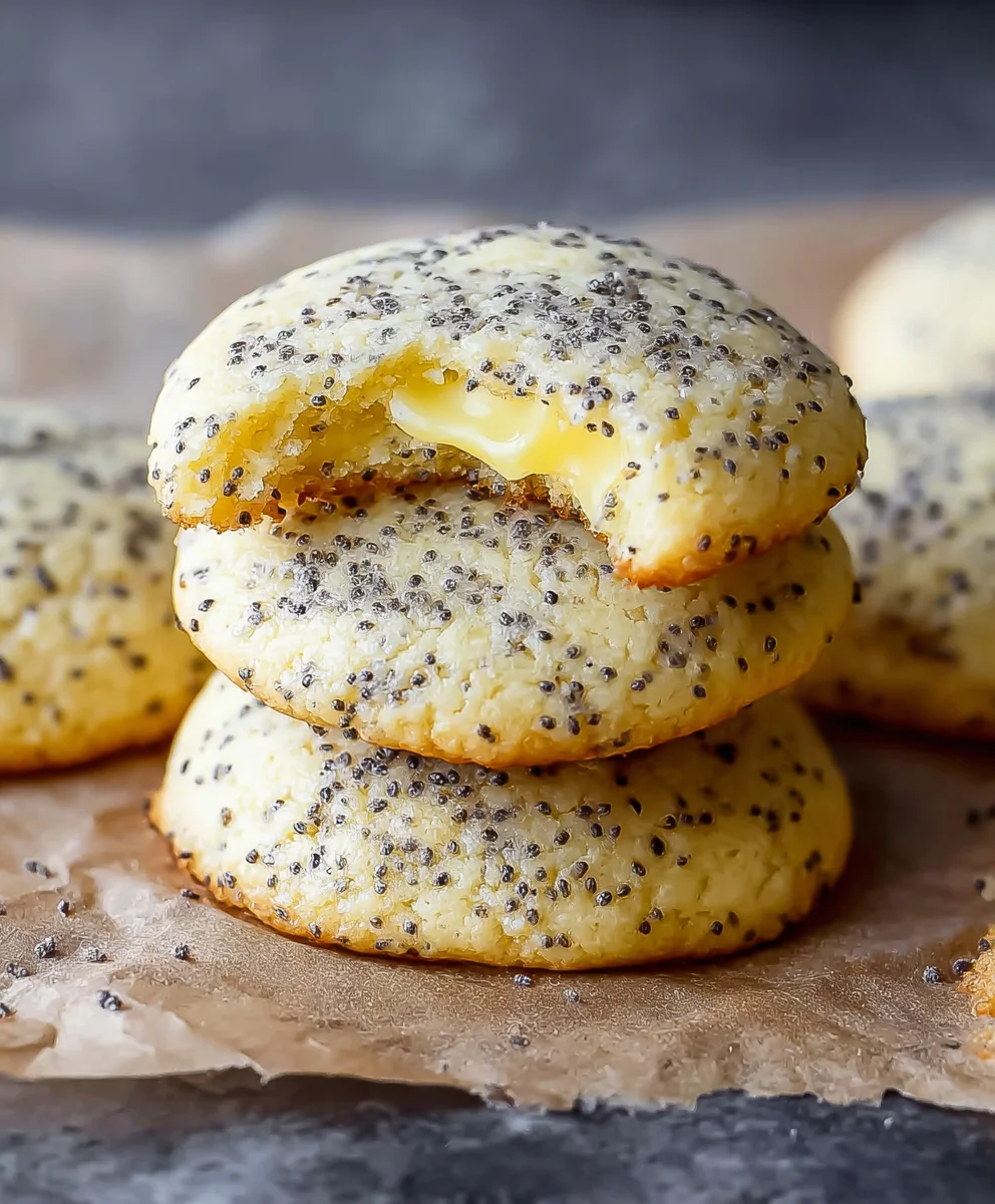 Lemon Poppy Seed Cookies - Easy Crum extractble Recipe