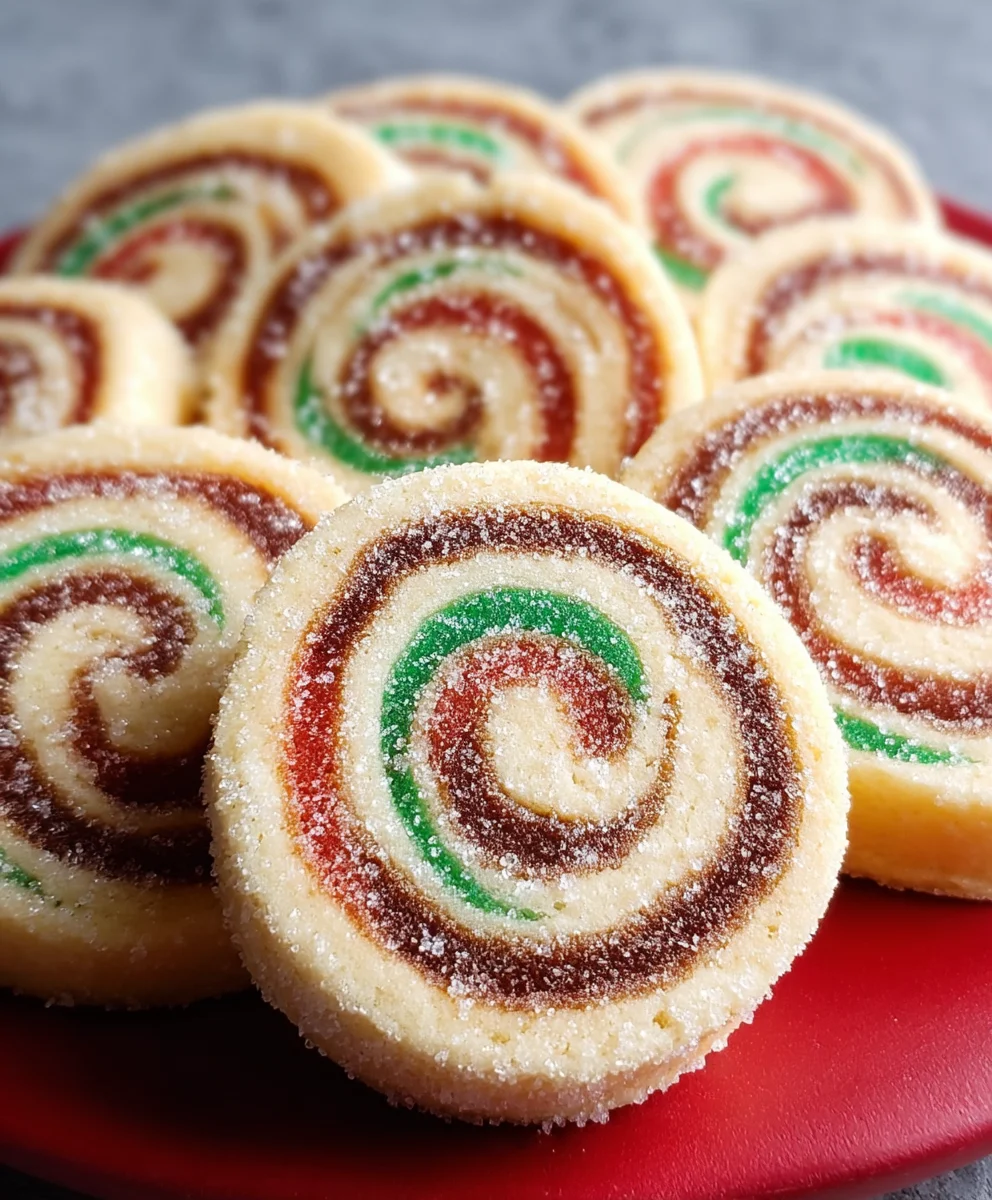 Christmas Cookie Pinwheels - Delicious Holiday Treat