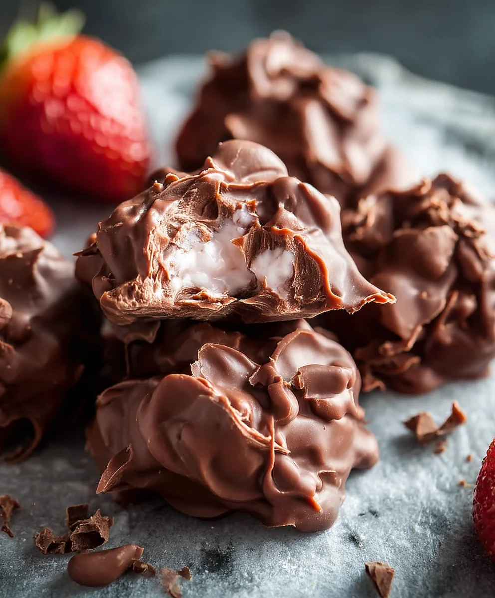 Easy Frozen Chocolate Yogurt Clusters Recipe