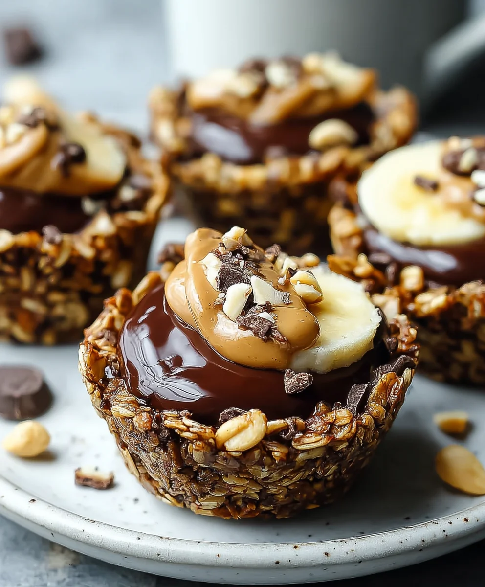 Chocolate Peanut Butter Granola Cups-Easy Recipe