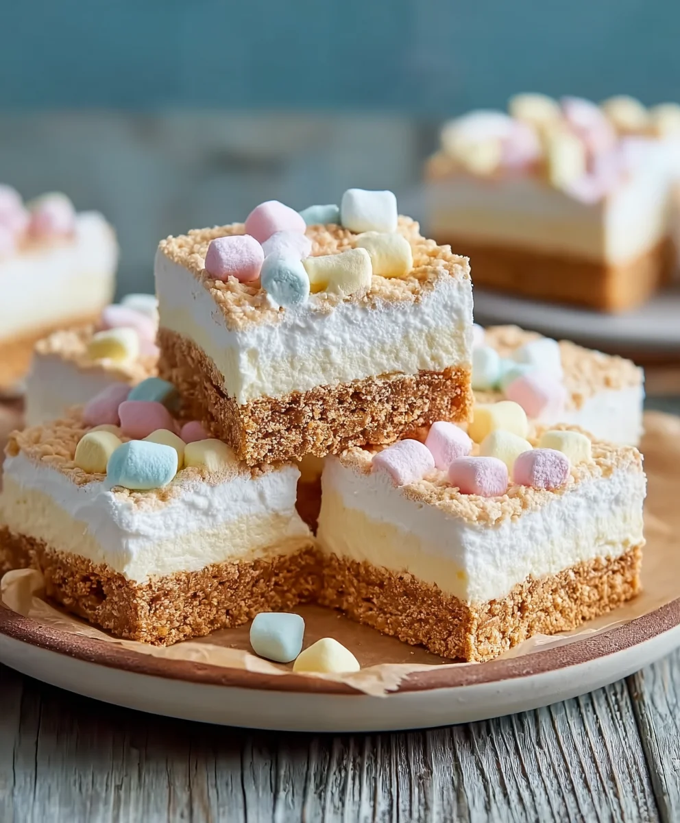 Easy No-Bake Marshmallow Slice Recipe-Quick Dessert