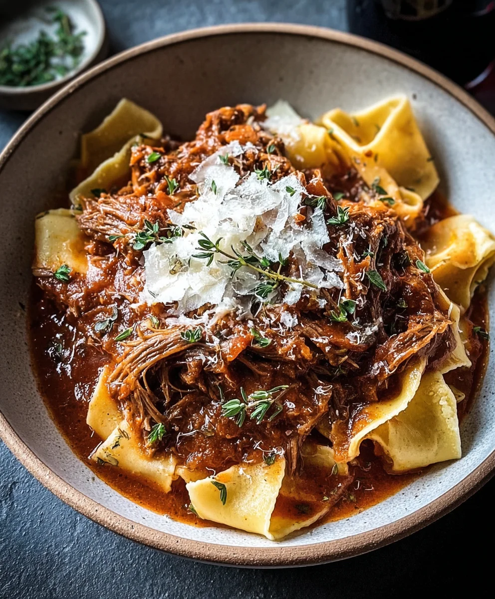 Easy Slow Cooker Beef Ragu Recipe-Hearty & Delicious