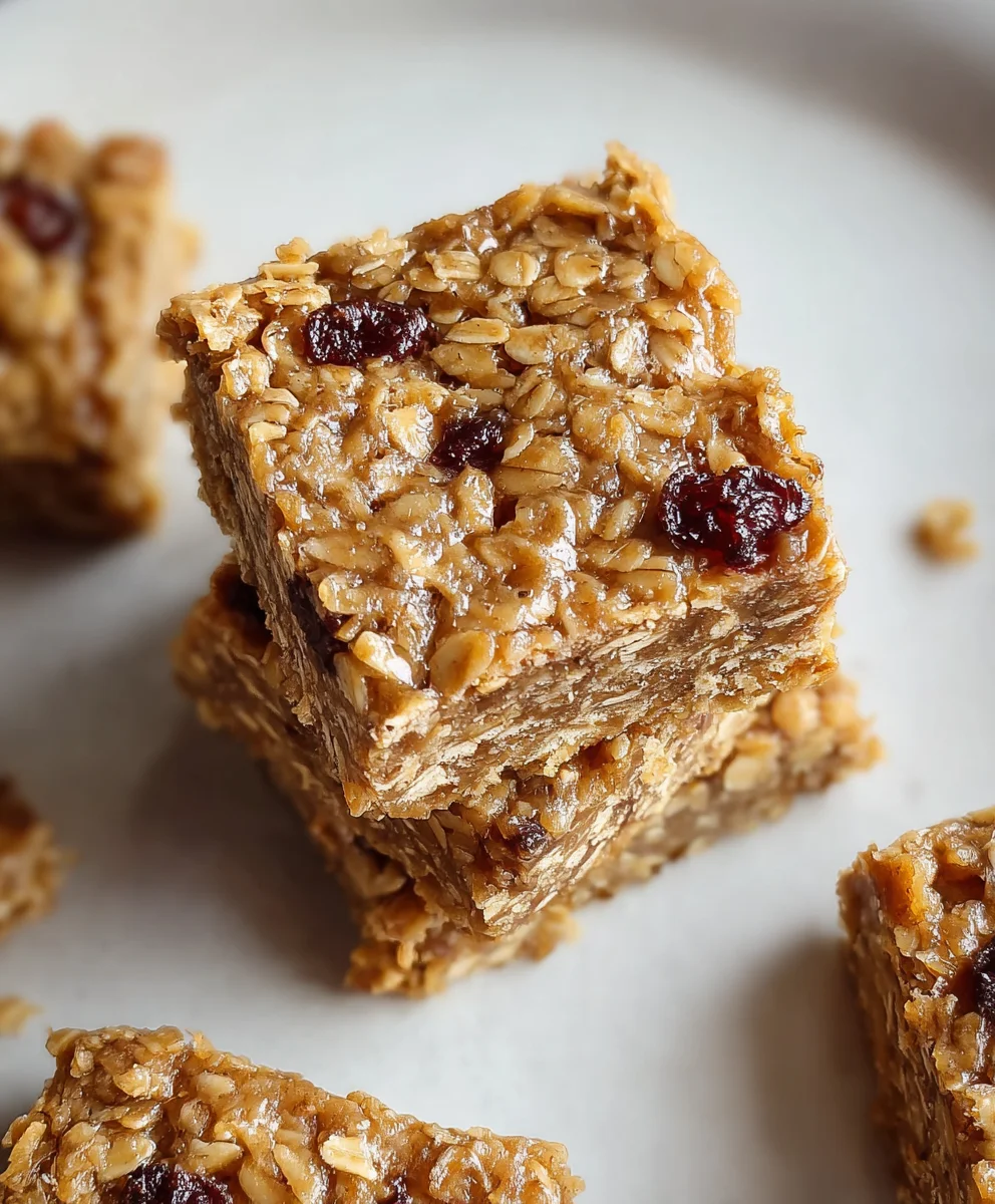 Easy Banana Oat Bars - Healthy Snack Recipe