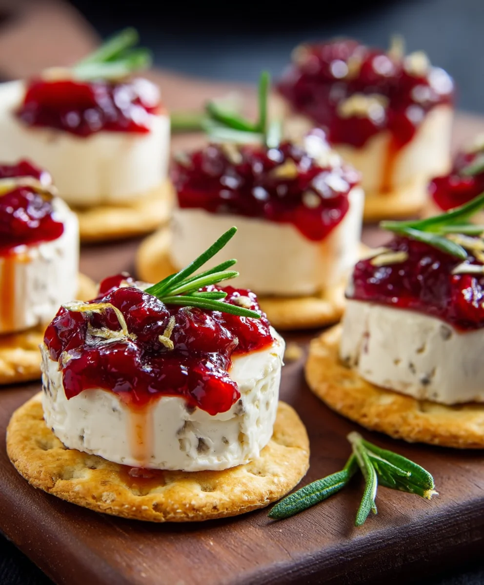 Cranberry Brie Bites Easy No-Bake Appetizer