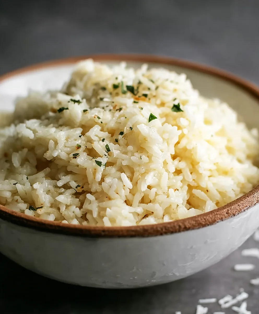 Garlic Parmesan Rice Recipe- Easy & Delicious Side Dish