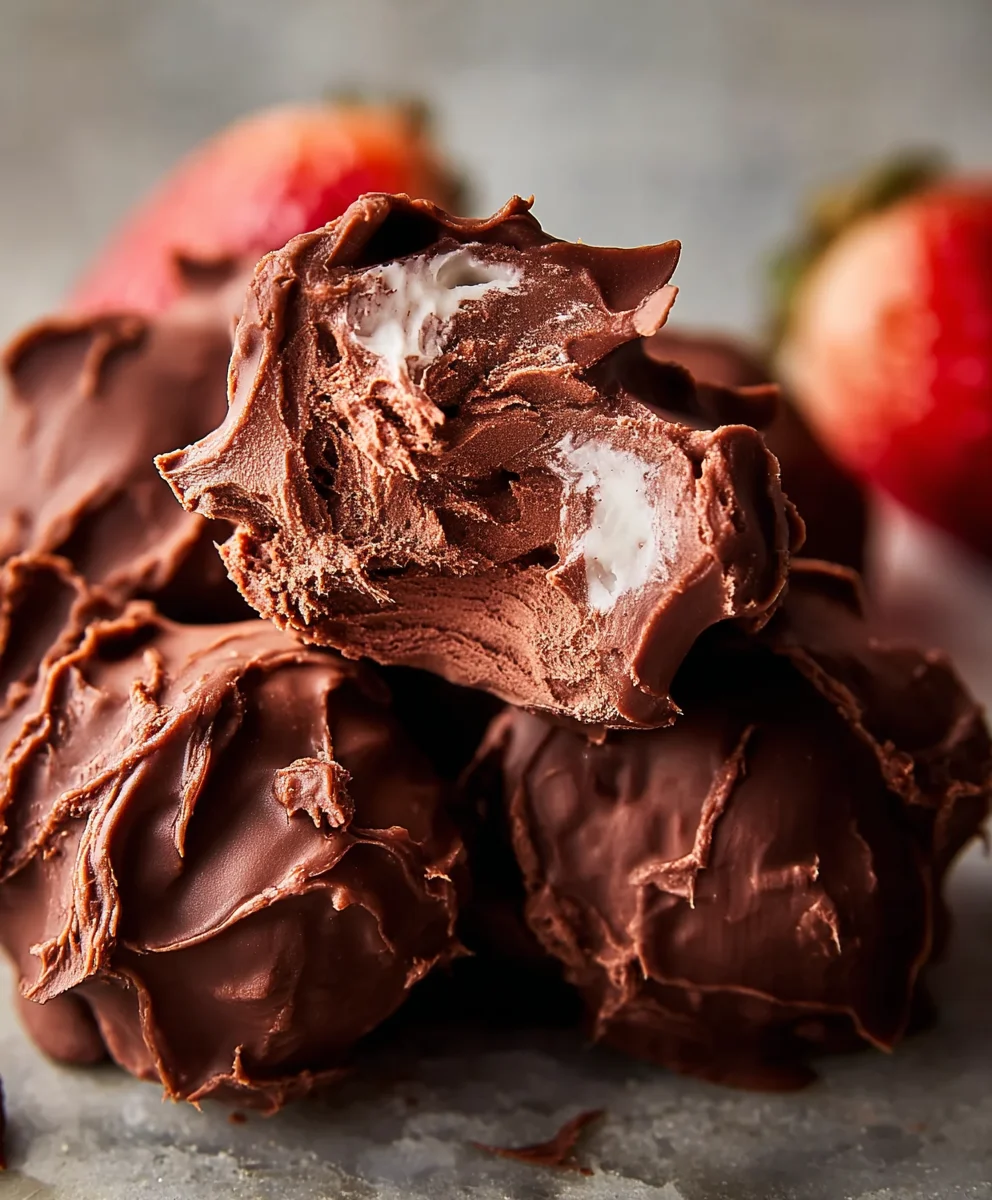 Frozen Chocolate Yogurt Clusters-Easy-Healthy Treat