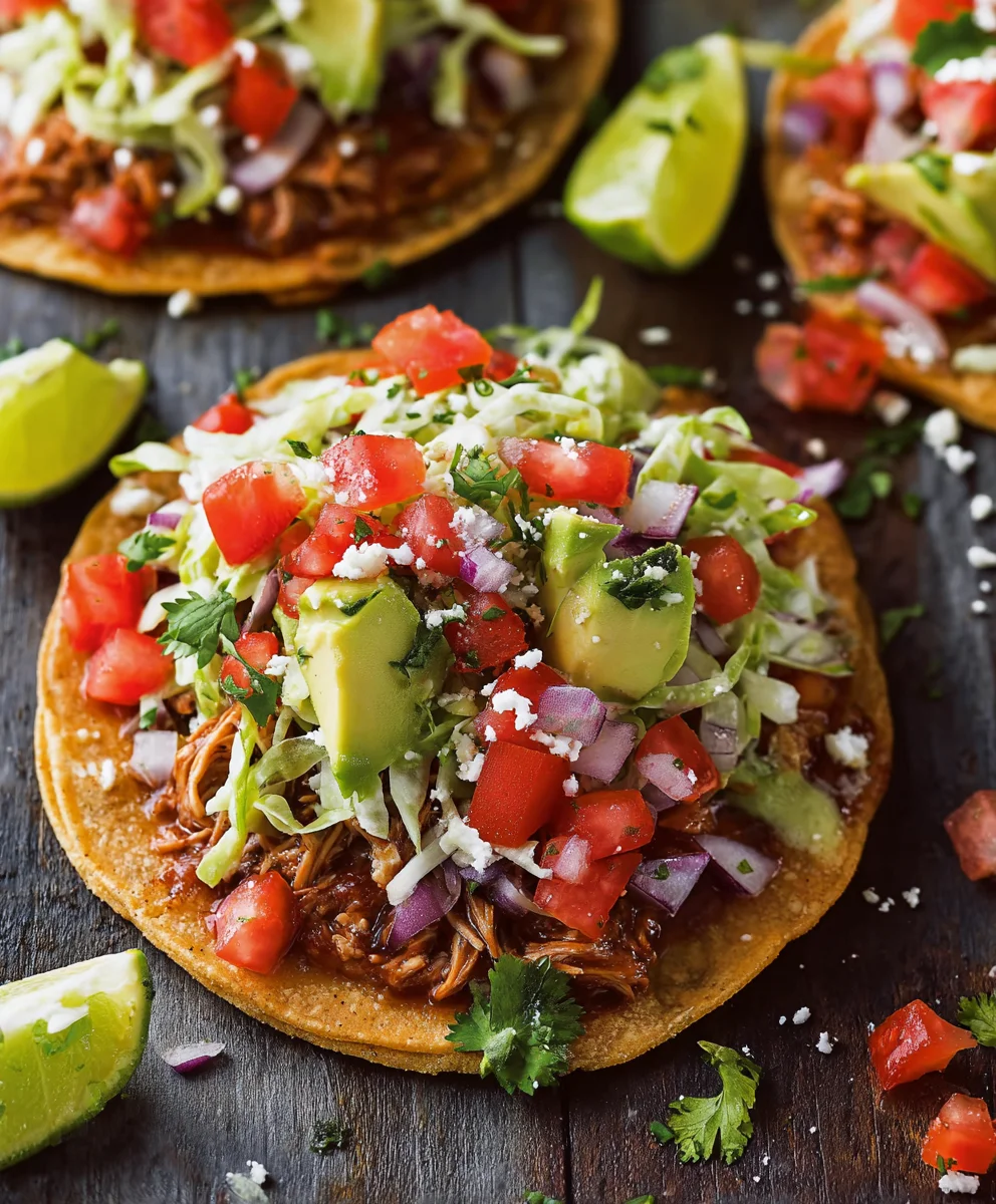 Quick & Easy Beef Tostada Recipe - Fast Weeknight Meal