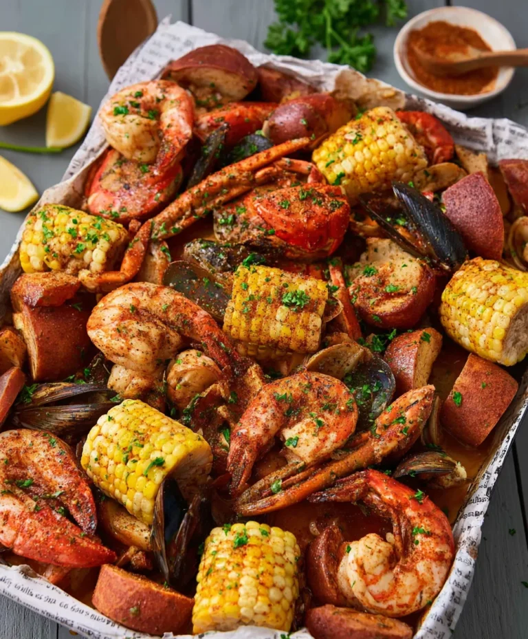 Spicy Cajun Seafood Boil-Garlic Butter Recipe