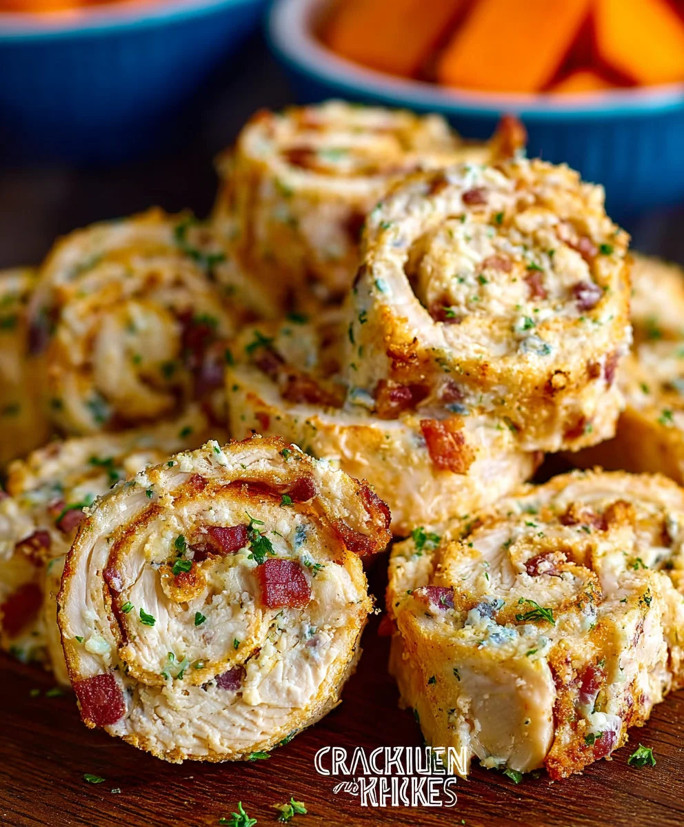 Crack Chicken Pinwheels - Easy Appetizer Recipe