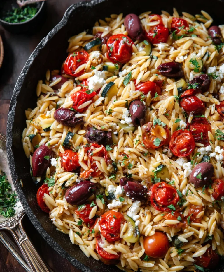 Flavorful Greek Orzo Pasta- Easy & Delicious Recipe