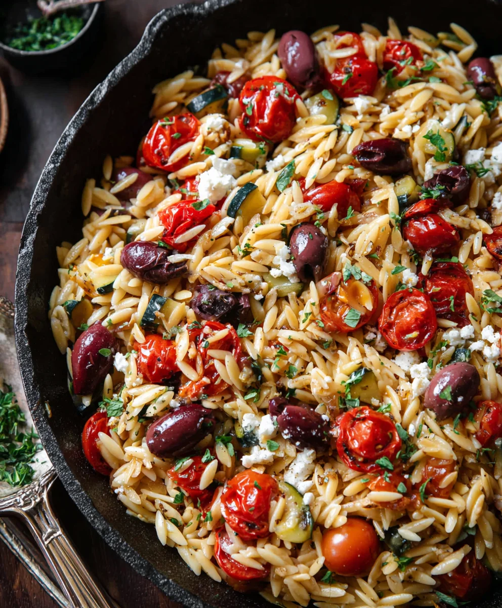 Flavorful Greek Orzo Pasta- Easy & Delicious Recipe