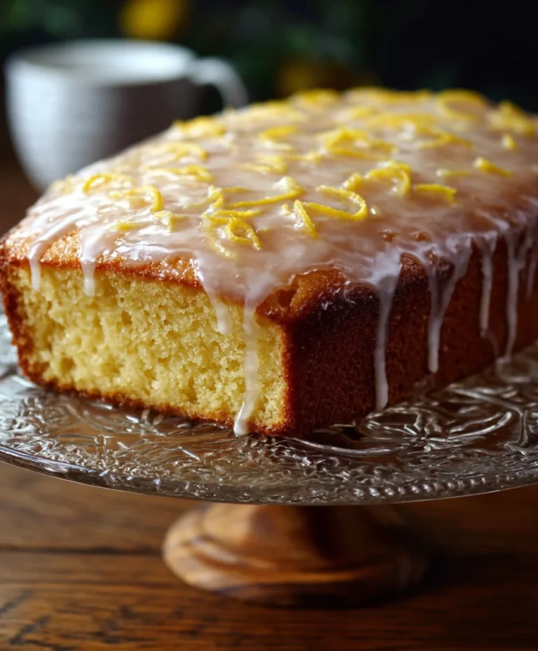 Moist Zesty Lemon Cake – The Ultimate Dessert