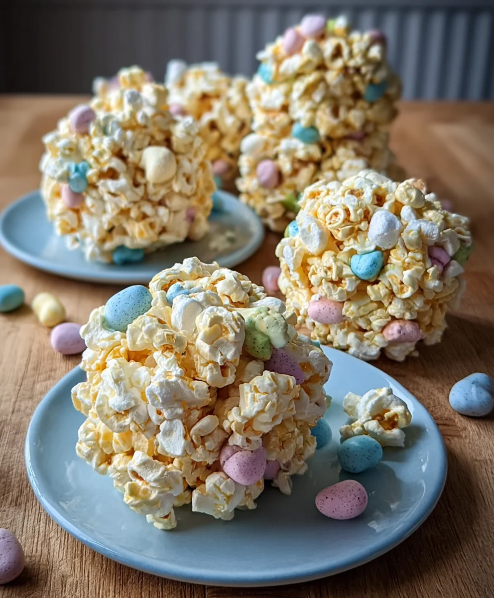 Easy Easter Popcorn Balls - Sweet Treat Recipe