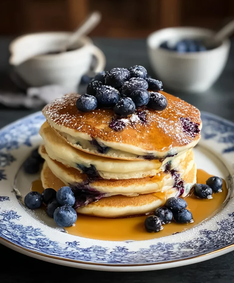 Easy Blueberry Pancakes- Fluffy & Delicious Quick Recipe