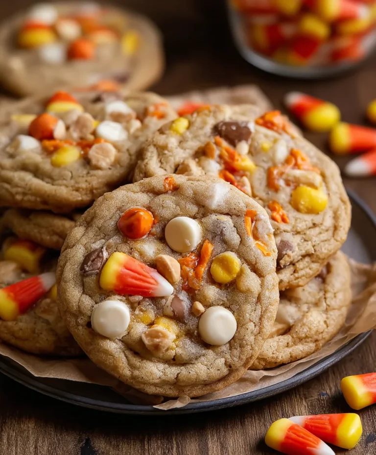 Candy Corn Trail Mix Cookies Festive Fall Treats