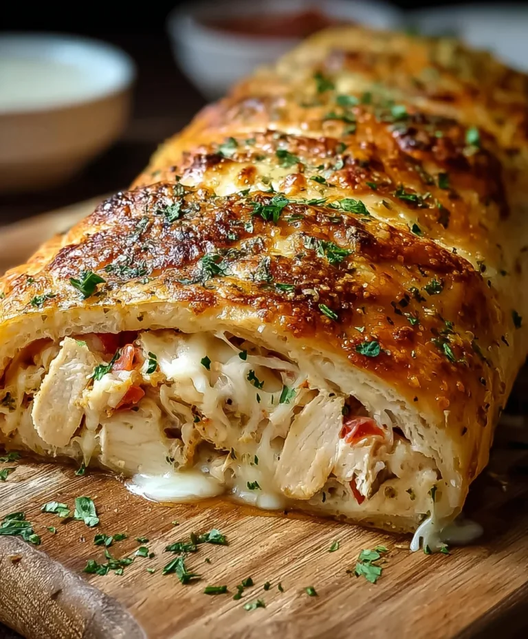 Chicken Ranch Stromboli Recipe-Easy Delicious Dinner
