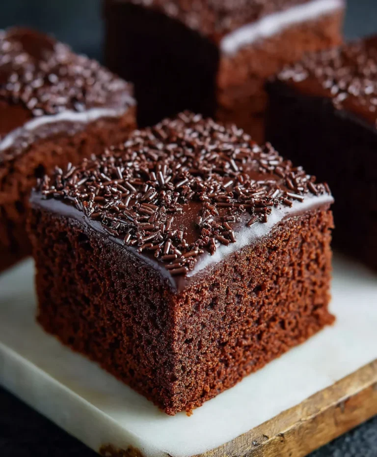 Old School Chocolate Traybake Cake-Classic & Easy