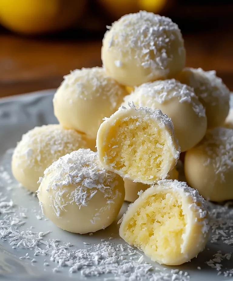 Easy Lemon Truffles- Irresistible Sweet Treat