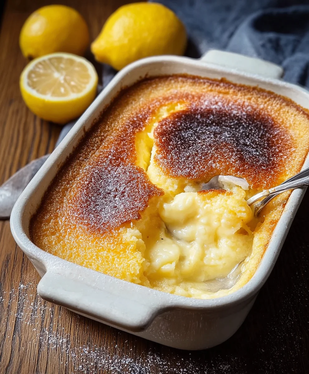 Jamie Oliver's Self Saucing Lemon Pudding Recipe