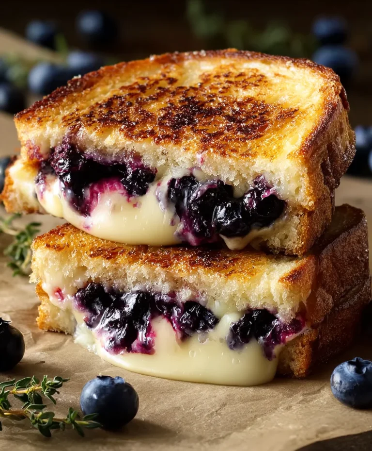 Blueberry White Cheddar Grilled Cheese – Sweet & Savory