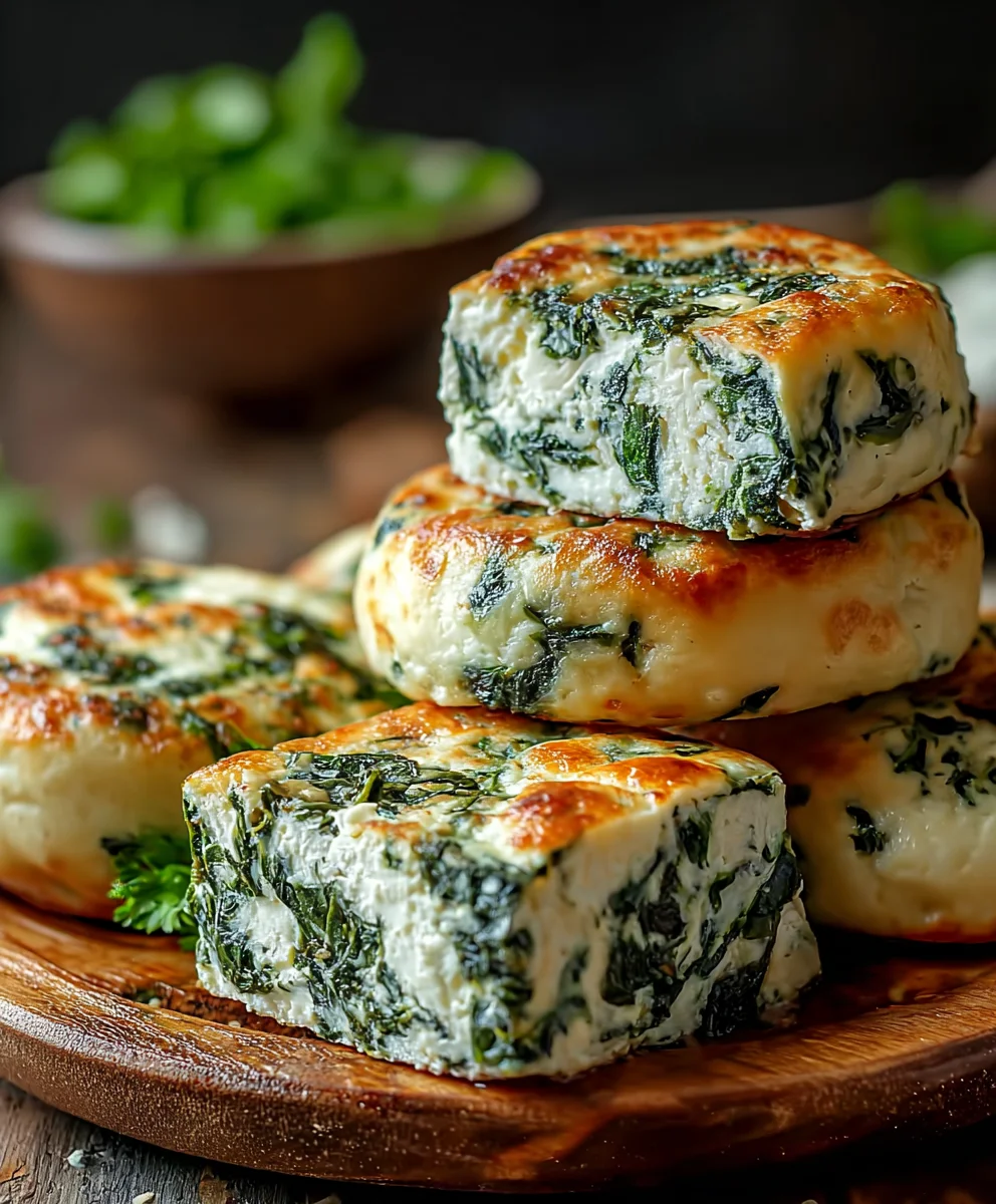 Easy Spinach Cottage Cheese Flagels - Healthy & Delicious