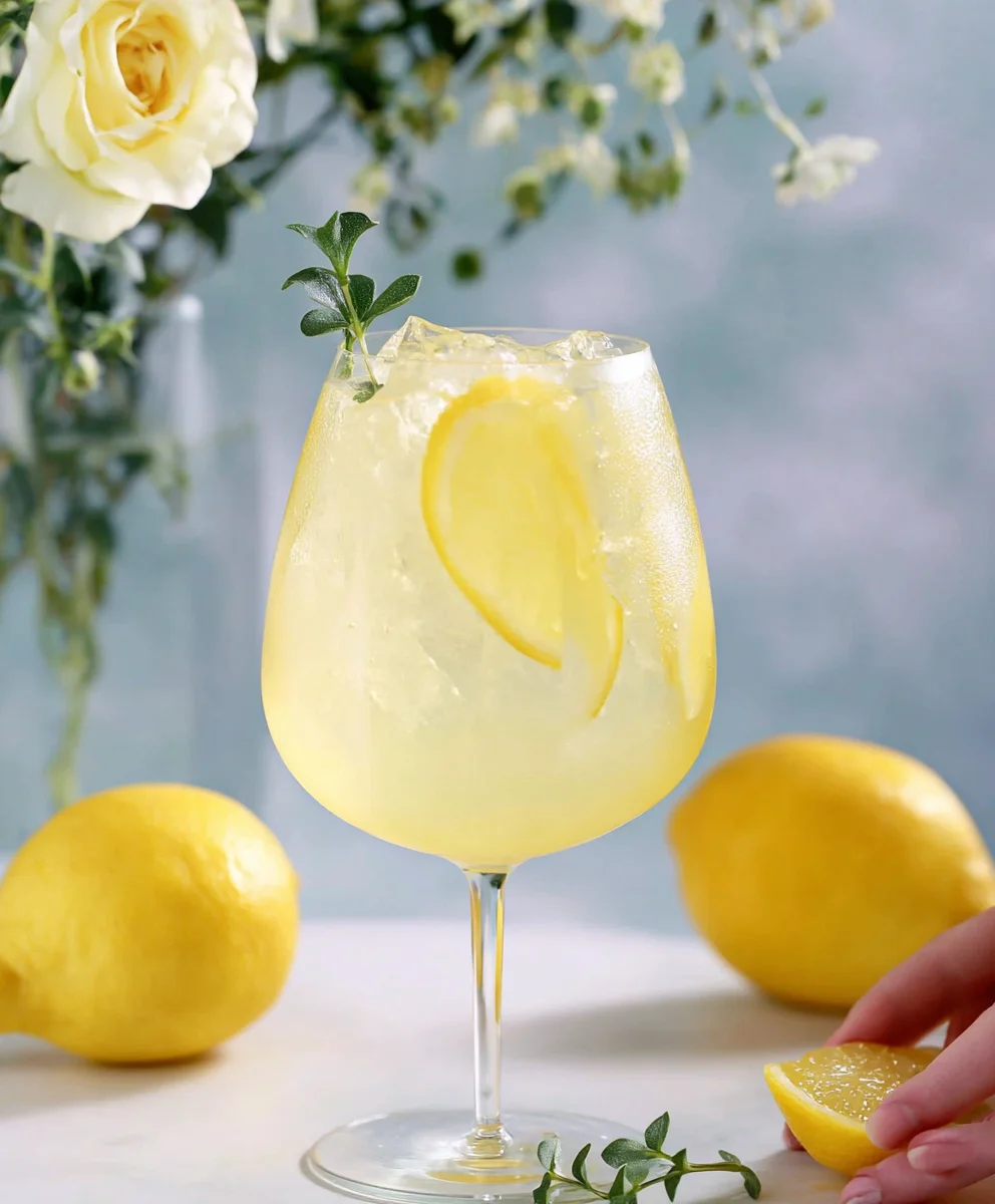 Non-Non-Non-Alcoholic Alternativeic Limoncello Spritz - Refreshing Mocktail