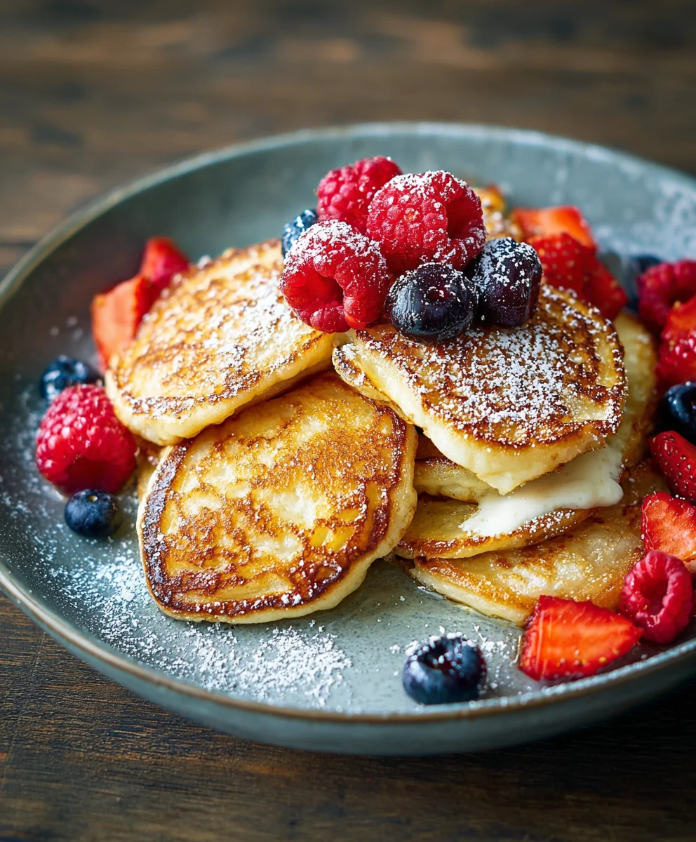 Fluffy Cottage Cheese Pancakes- Easy & Delicious Breakfast