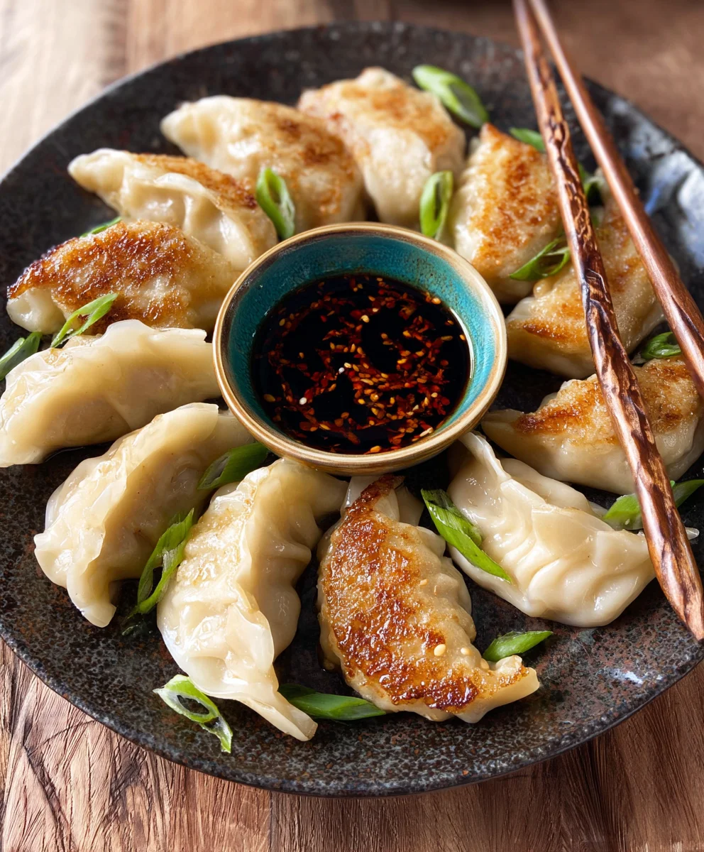 Best Pan Fried Chicken Potstickers Recipe