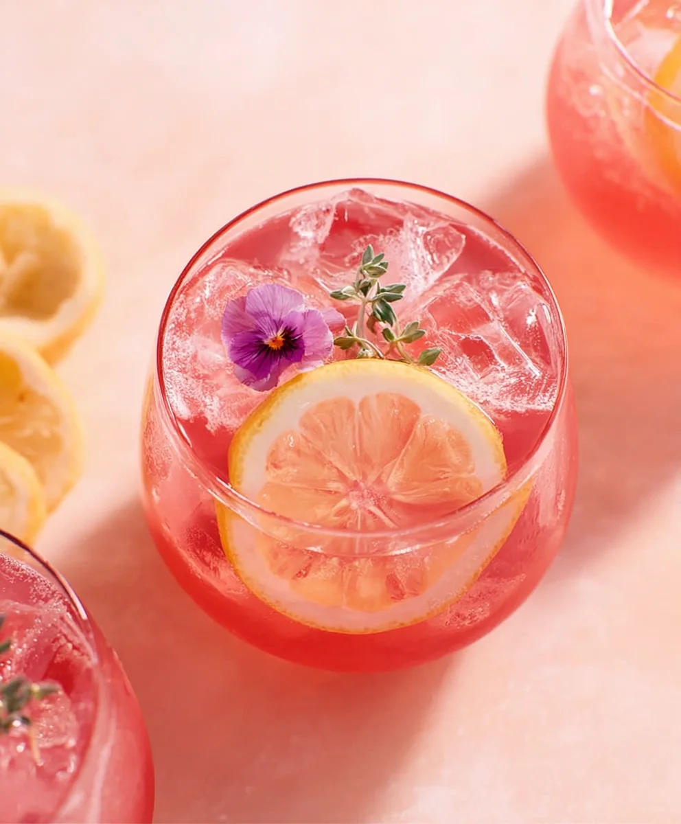 Refreshing Pink Lemonade Mocktail - Easy Recipe