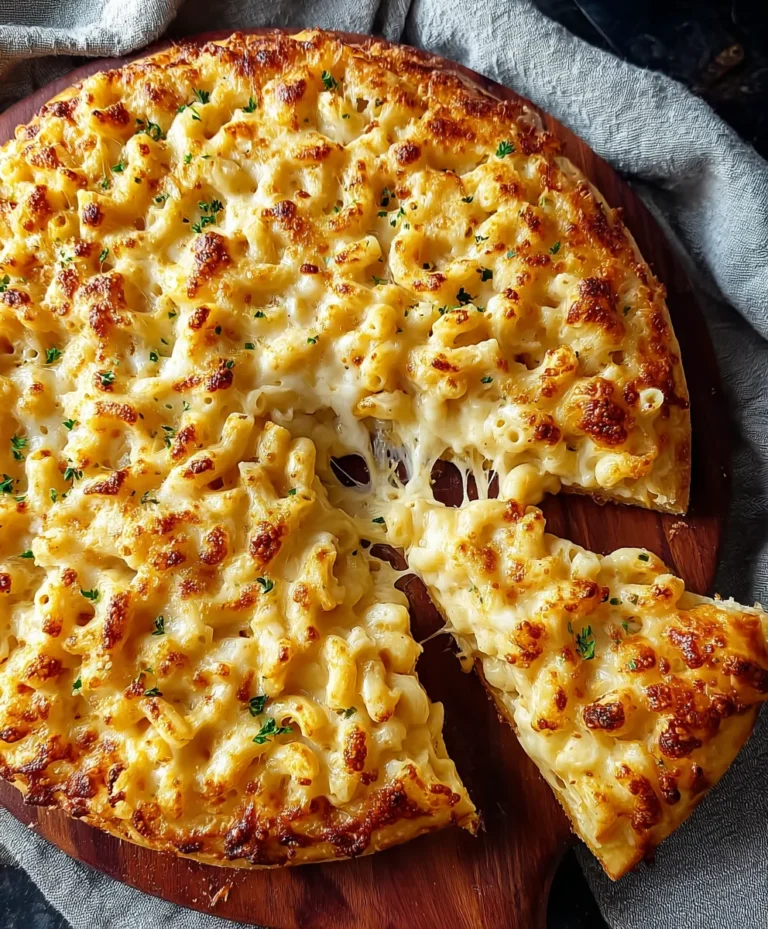 Ultimate Mac & Cheese Pizza-Creamy Delicious Recipe
