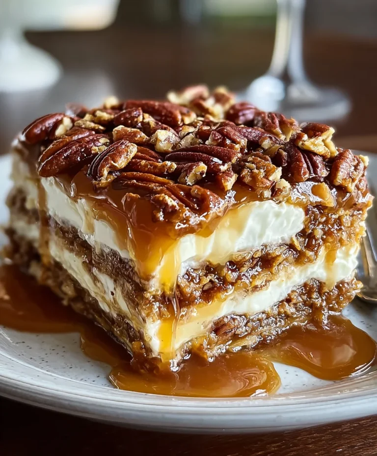 Decadent Pecan Pie Lasagna Dessert – A Sweet Twist