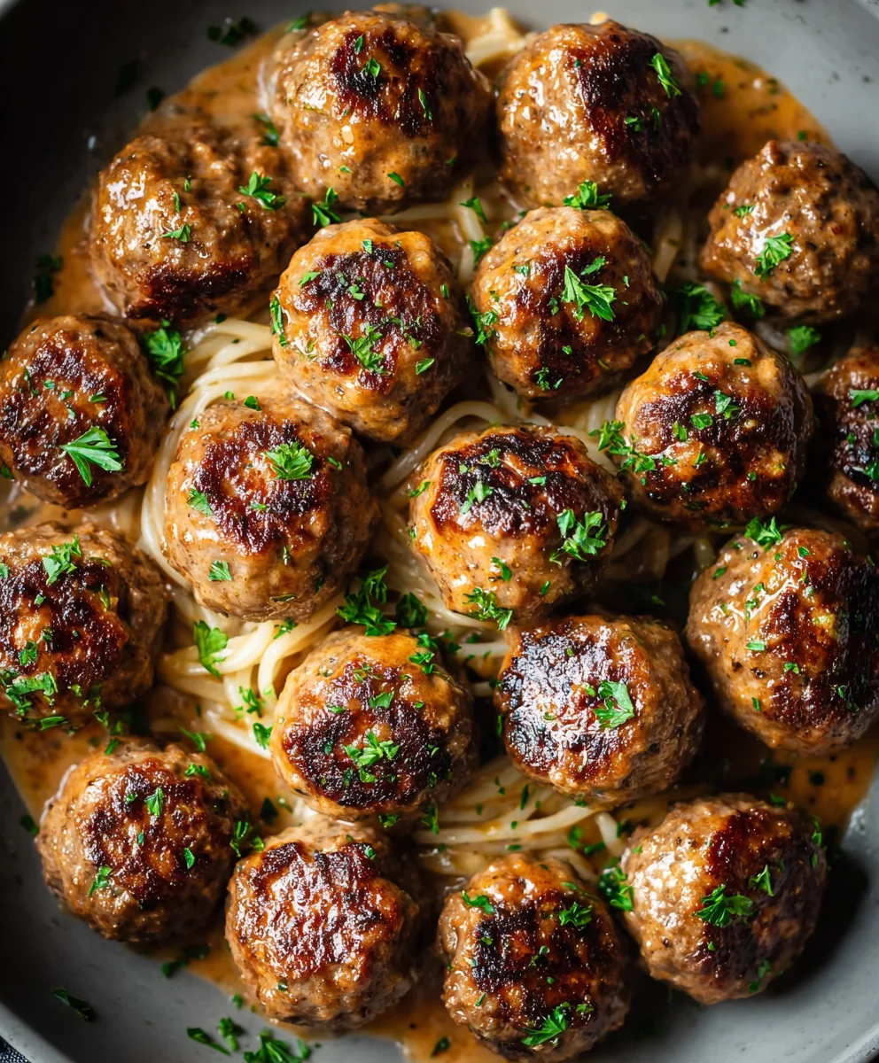 Beef and Apple Meatballs - Sweet Savory Flavor