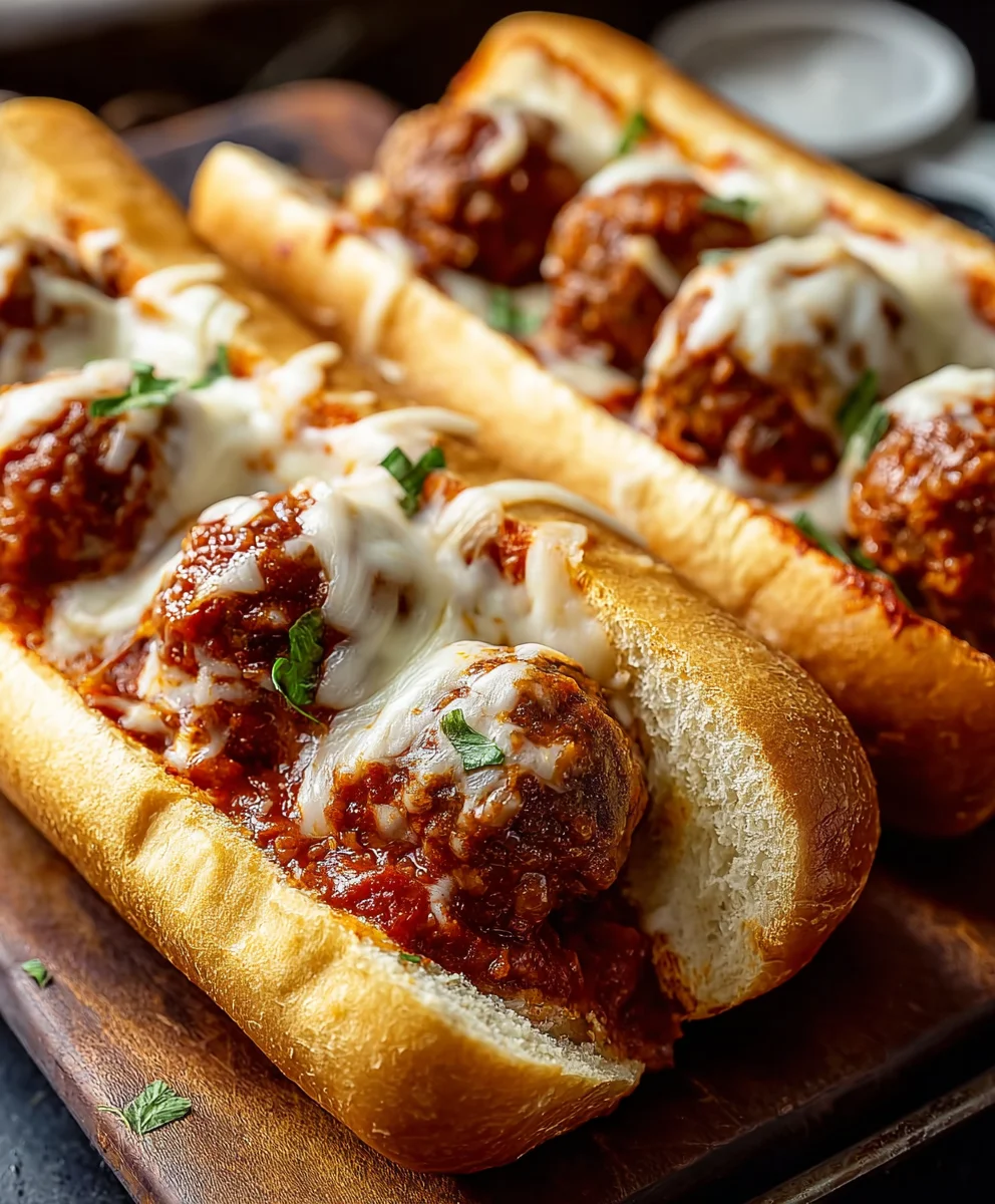 Easy Beef Meatball Sub-Quick Weeknight Dinner