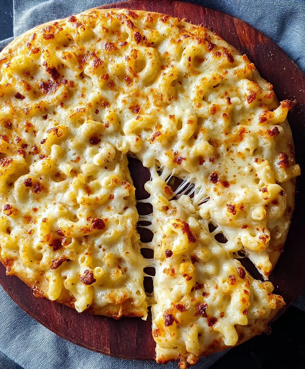 Ultimate Mac & Cheese Pizza-Creamy Delicious Recipe