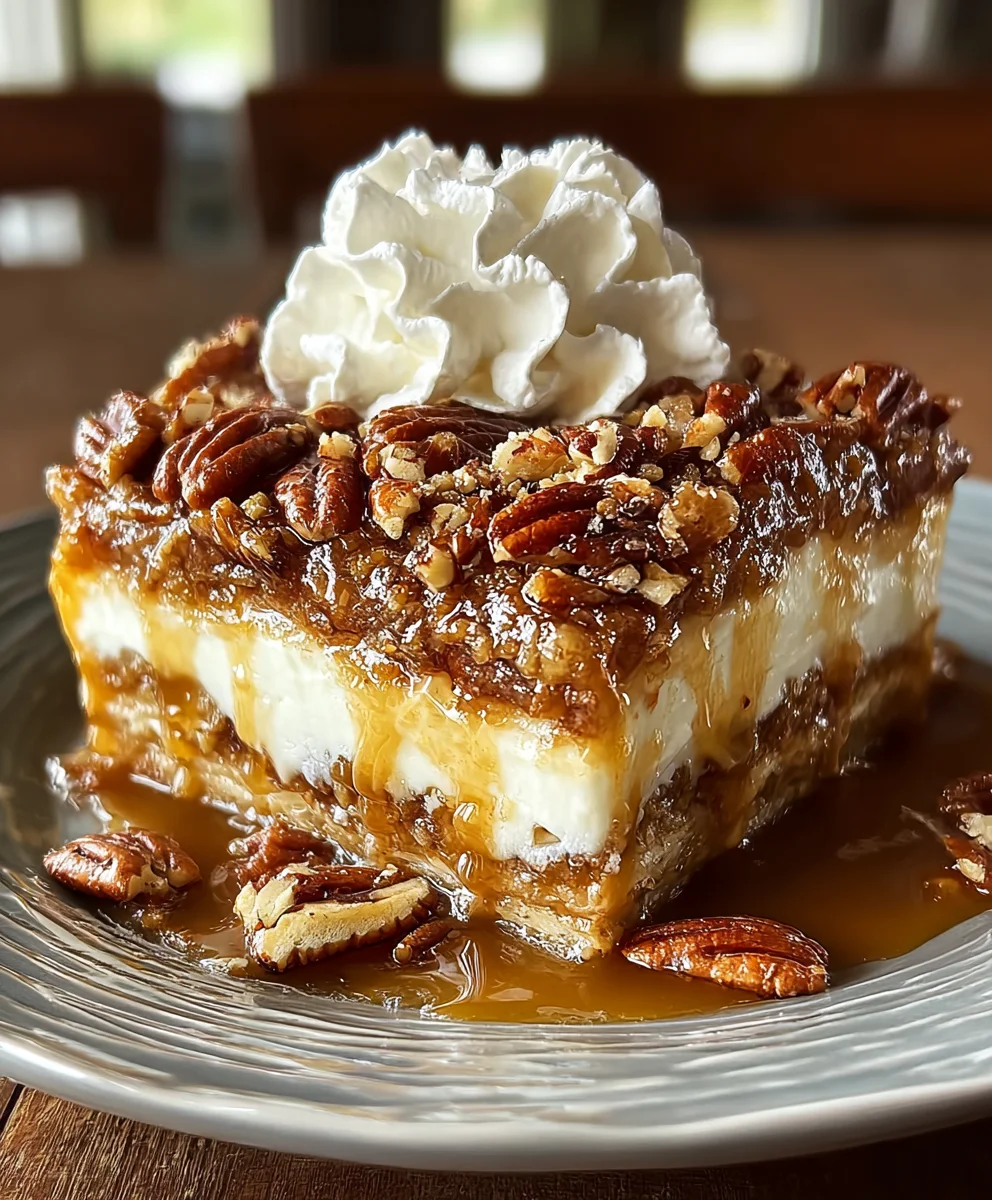 Decadent Pecan Pie Lasagna Dessert - A Sweet Twist